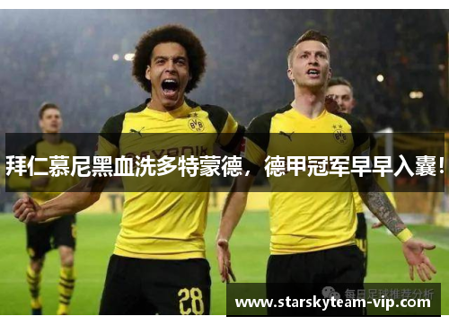 拜仁慕尼黑血洗多特蒙德，德甲冠军早早入囊！