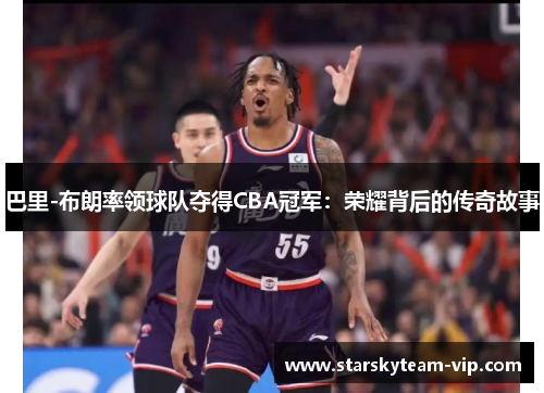 巴里-布朗率领球队夺得CBA冠军：荣耀背后的传奇故事